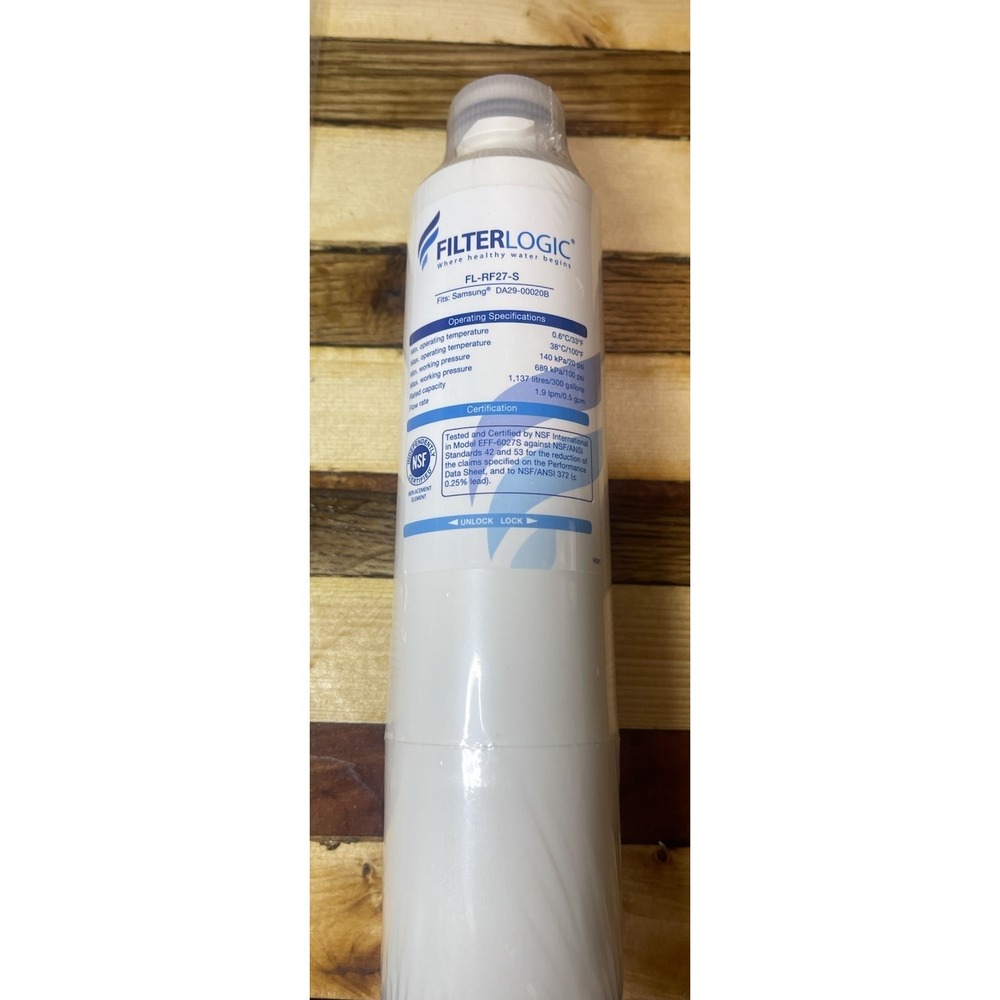 Filter Logic Water Filter For Samsung Refrigerator Fl – Rf27 – S New Inbox